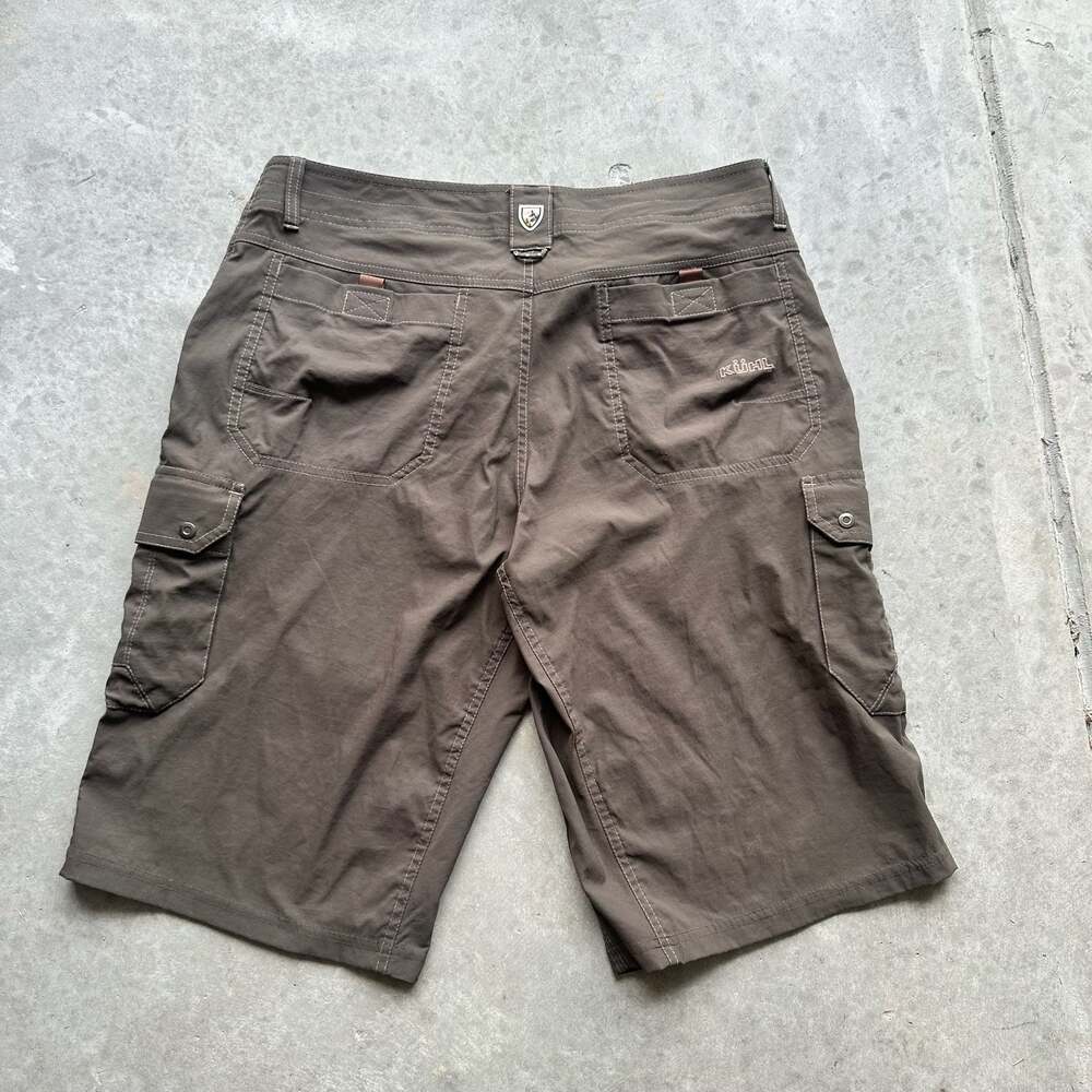 KÜHL Men's Casual Hiking Cargo Shorts Brown Size 36